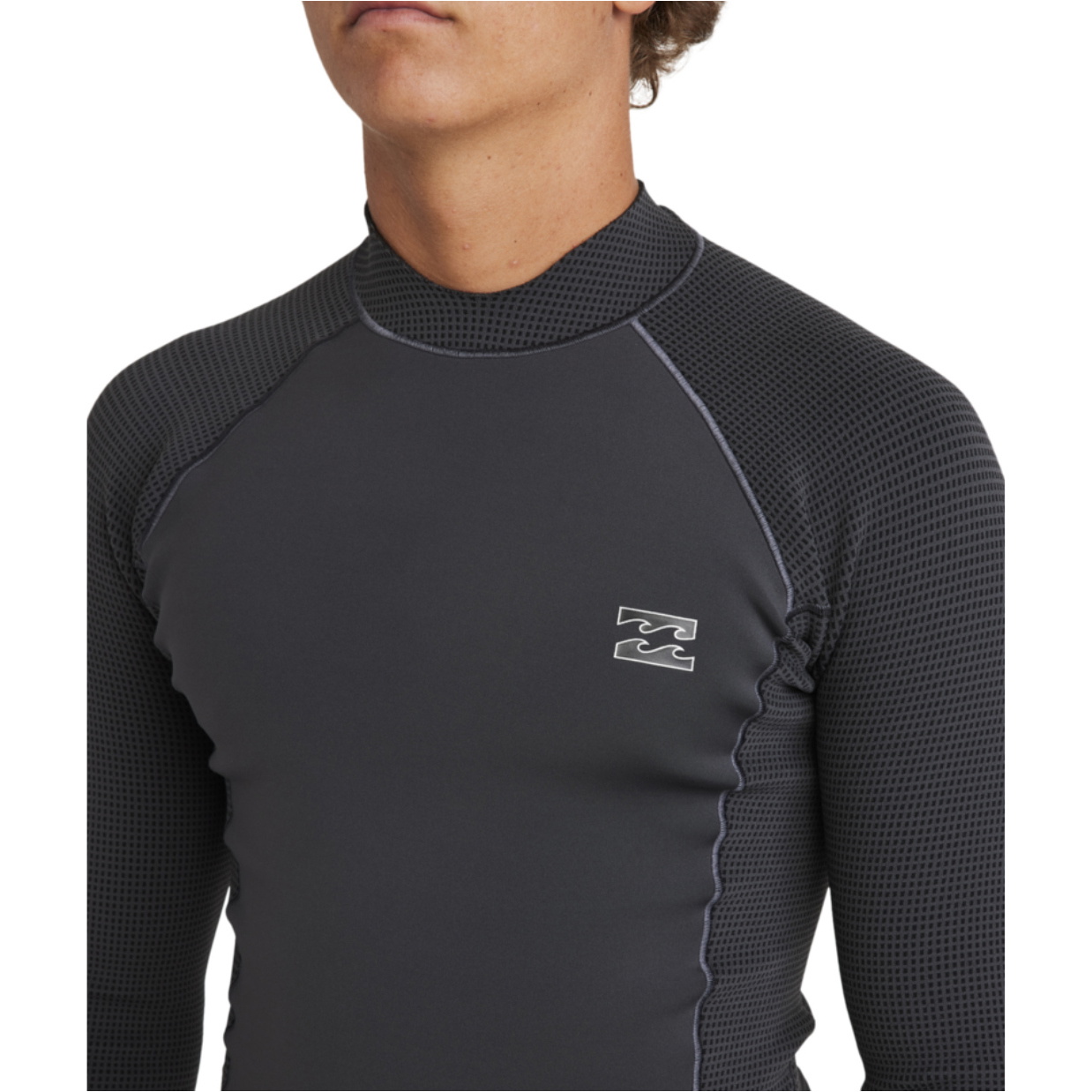 2026 Billabong Männer Revolution Natural Long Sleeve Jacket 24AW191522 - Graphite